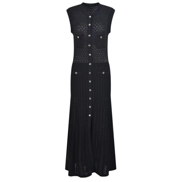 Beatrice Sleeveless Knit Midi Dress - Image 4