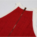 Clara Contrast Knit Skater Mini Dress