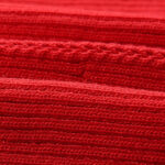 Adriana Red Button Up Knit Midi Dress