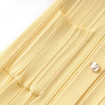 Liza Turn Down Collar Button Up Knit Midi Dress