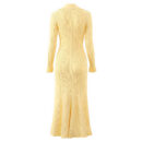 Liza Turn Down Collar Button Up Knit Midi Dress