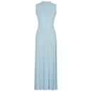 Molly Sleeveless Pearl Round Neck Knit Midi Dress