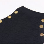 Ember Sleeveless Mesh Knit Midi Dress with Gold Buttons