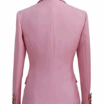 Abigail Baby Pink Double Breasted Blazer
