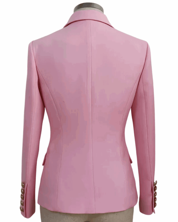 Abigail Baby Pink Double Breasted Blazer - Image 5