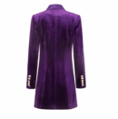 Blair Purple Velvet Blazer Dress