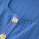 Courtney Blue Tank and Skirt Knit Two Piece Set