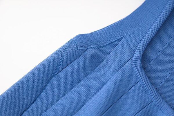 Courtney Blue Tank and Skirt Knit Two Piece Set - Image 7