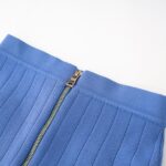 Courtney Blue Tank and Skirt Knit Two Piece Set