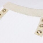 Danae White Mock Neck Top and Skirt Two Pice Set