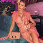 Desiree Pink Tweed Mini Dress