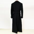 Dolores Black Long Wool Coat