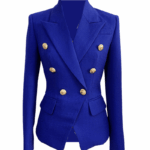 Eliza Royal Blue Double Breasted Blazer