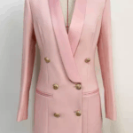 Esther Pink Blazer Mini Dress