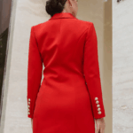 Esther Red Blazer Mini Dress