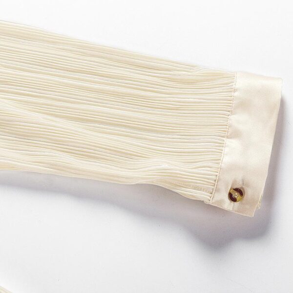 Jessie White Blouse and Wide Leg Pant Two Piece Set - Image 7