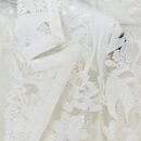 Keira White Lace Blazer and Pant Two Piece Set