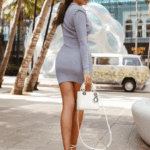 Layla Purple Knitted Sweater Dress