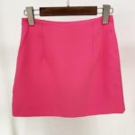 Madeline Pink Crystal Butterfly Black Blazer and Mini Skirt Two Piece Set
