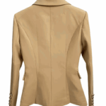 Mercedes Beige Double Breasted Blazer