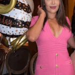 Morgan Pink Knit Bodycon Dress
