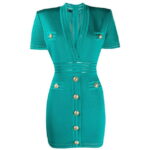 Morgan Turquoise Knit Bodycon Dress