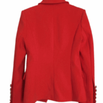Natalia Red Double Breasted Blazer