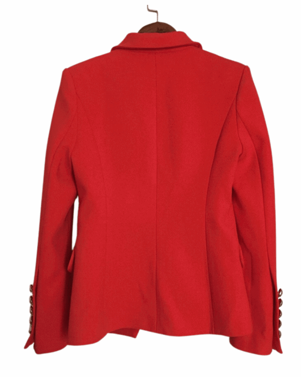 Natalia Red Double Breasted Blazer - Image 5