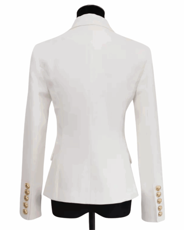 Tanya White Double Breasted Blazer - Image 6