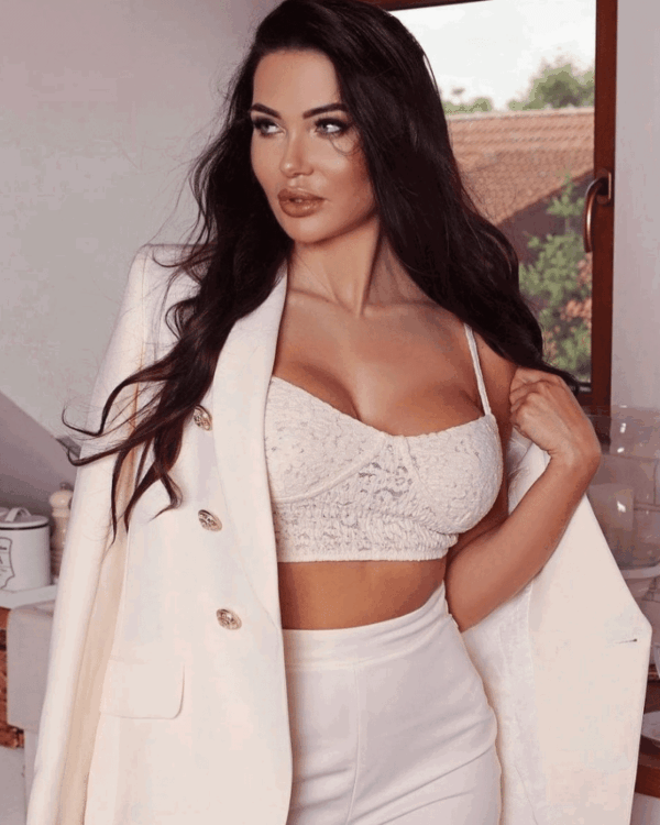 Veronica Off White Double Breasted Blazer