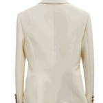 Veronica Off White Double Breasted Blazer