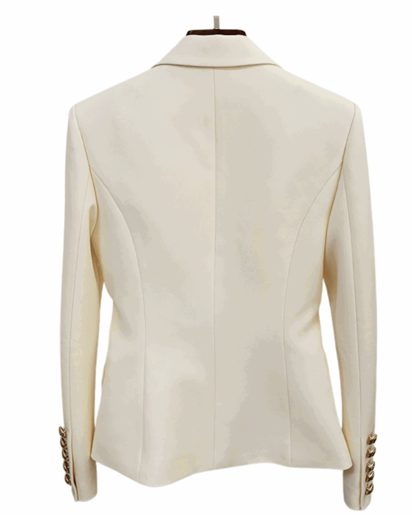 Veronica Off White Double Breasted Blazer - Image 3