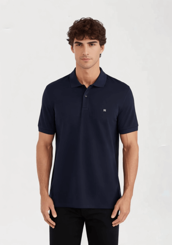 Y-Neck Polo Shirt