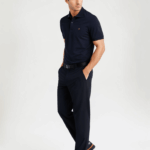 Y-Neck Polo Shirt