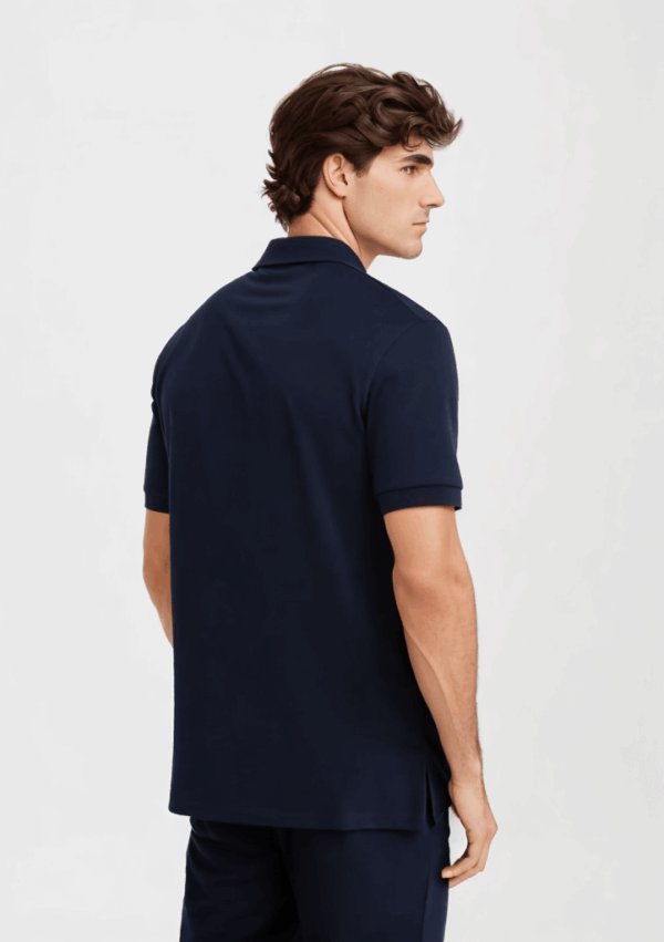 Y-Neck Polo Shirt - Image 3