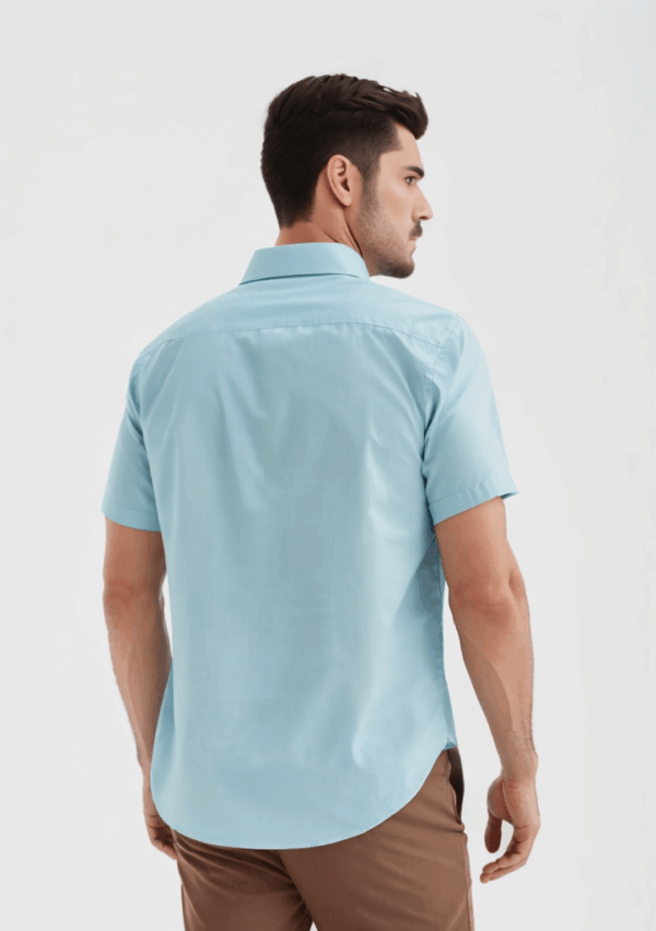 Y-Neck Dress Shirt - Image 3